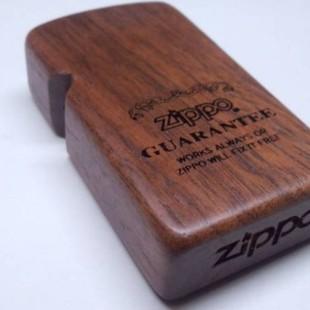 木製ジッポー　ギャランティデザイン  【ZIPPO】