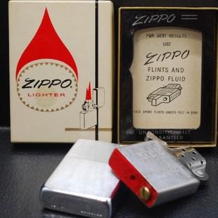 1967年製　プレーン　赤フェルト Ⅳ【ZIPPO】