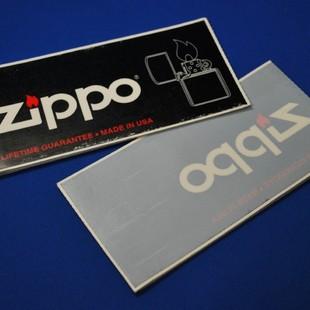 ZIPPOステッカー（同デザイン２種10枚）セット【ZIPPO】