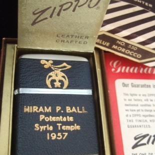 1955年　レザーラップ MIB【ZIPPO】