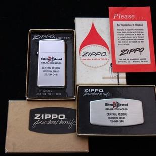 1969年製　Stran Steel社　ジッポー＆ポケットナイフ 【ZIPPO】