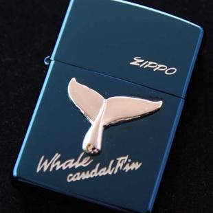 Whale Fin　ブルーチタン【ZIPPO】