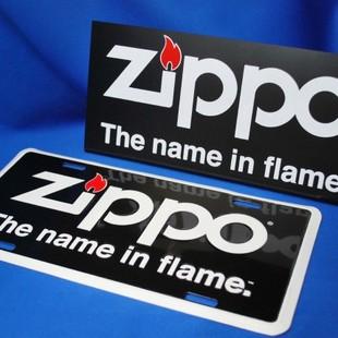 ZIPPO ロゴプレート＆スタンドプレート　2個セット 【ZIPPO】
