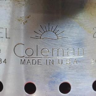 MODEL 200A PAT#1973184 PAT#2008882　Coleman MADE IN U.S.A.