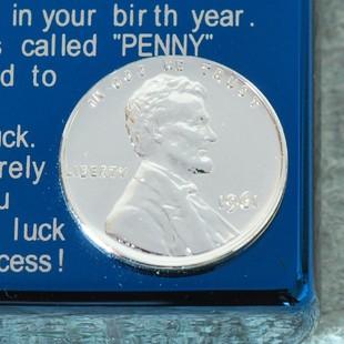 １ペニー硬貨1961年