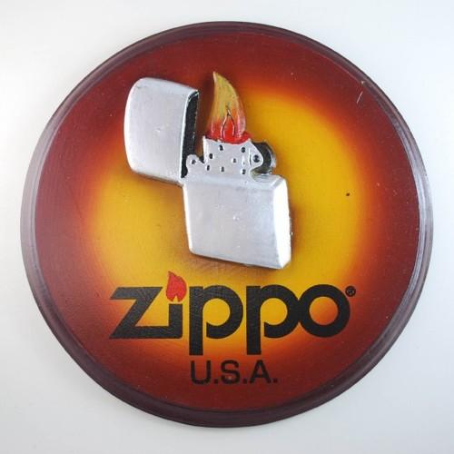 木製ディスプレイ　リッドオープン　丸型（小） 【ZIPPO】
