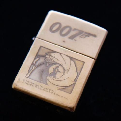 007 ジェームズ・ボンド　オープニング柄　銃口（ブラス）【ZIPPO】