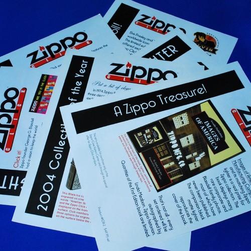 ZIPPO CLICK　オーダーフォーム兼チラシ　６種７枚セット　【ZIPPO】