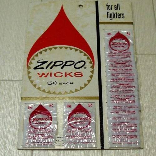 Zippo　５￠ Wick ウィック 24ピース　1960年代前半 【ZIPPO】